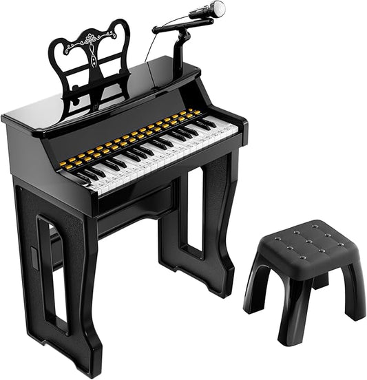 Toy Pianos for Kids Ages 3-7 - with Piano Keyboard Stickers for Toddler Piano Learning Beginners 37 Keys 4 5 6 Years Old Girls and Boys Birthday Gift
