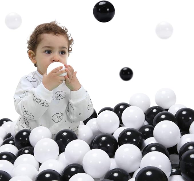 STARBOLO Ball Pit Balls for Toddlers Phthalate Free BPA Free Non-Toxic Crush Proof Play Balls for Toddlers Kids Pool Playhouse Pack of 100 200 500