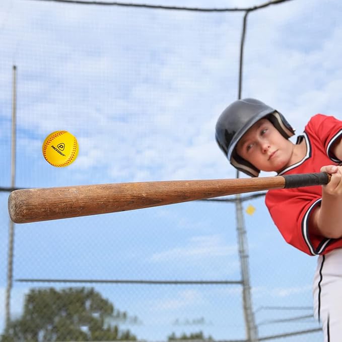 PACKGOUT Soft Foam Baseballs for Kids & Teenagers - Practice & Replacement Balls