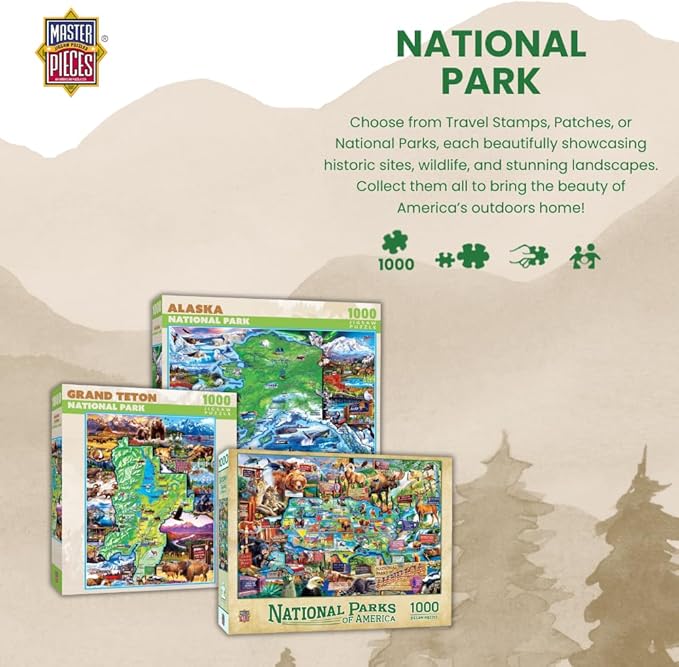 MasterPieces 1000 Piece Jigsaw Puzzle for Adults, Family, Or Kids - Black Hills