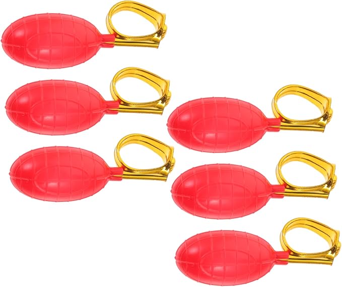 6pcs Water Spray Toy Fun Tricky Party Props for All Ages Water Prank for Stage and Festivals Joyful Novelty for Memorable Moments