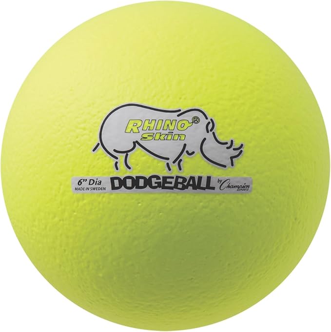 Champion Sports® Rhino Skin® Low Bounce Dodgeball Sets & Singles for Playground, PE, Backyard & League Games – Team Sports Equipment for Youth & Adults
