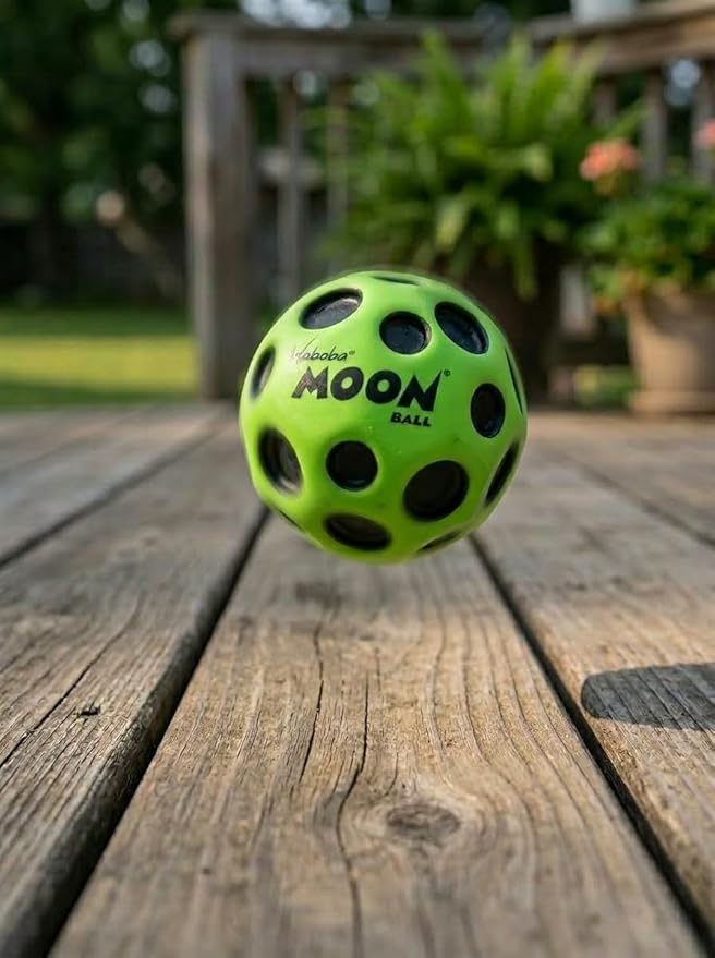 Waboba The Original Moon Ball - Hyper Bouncy Ball – Makes Pop Sound When Bounced - All Ages Extreme Bounce & Fun - Perfect for Active Play & Indoor or Outdoor Games