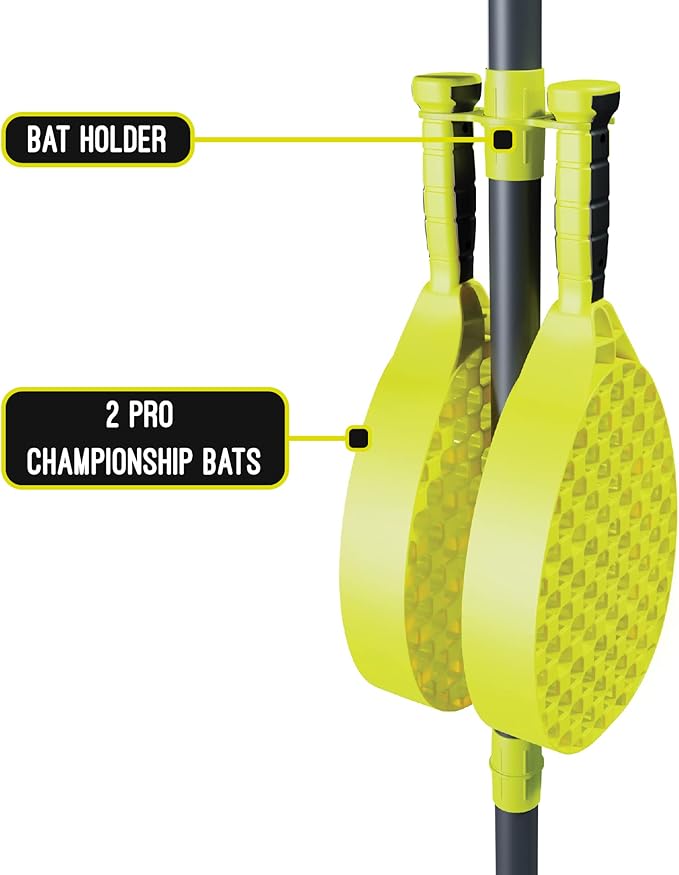 Swingball Pickleball Paddles Tether Tennis Game Set - Portable All-Surface Base, Durable, Easy Assembly, Indoor & Outdoor Games, Backyard Games for Kids, Active Play for Kids and Families, Ages 4+