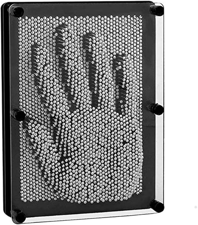 3D Metal Pin Art Board(6 x 8 Inches) Arouse Sense of Imagination,Innovative Boundless Creativity for Boys Girls