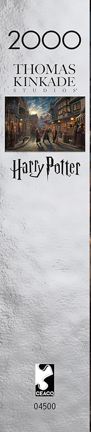 Ceaco - 1000 Piece Thomas Kinkade Harry Potter Diagon Alley Puzzle for Adults, Silver Select - Quality 1000 Pieces Jigsaw Puzzle