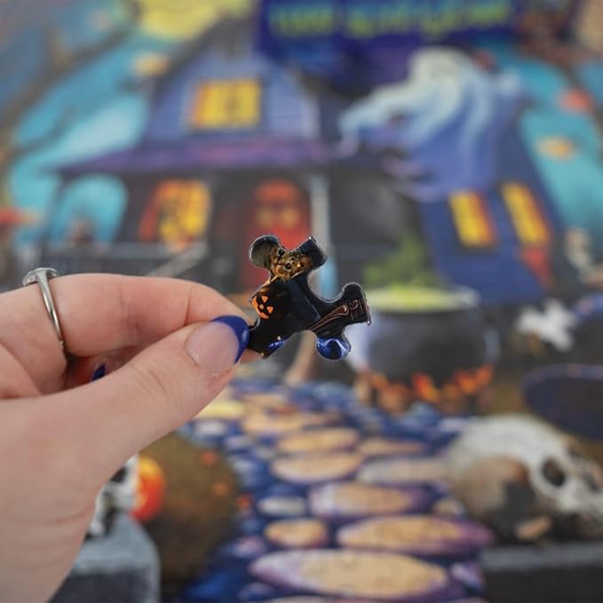 Springbok Haunted Halloween Party 1000 Piece Jigsaw Puzzle for Adults - Haunted Mansion - Unique Cut Pieces - Made in USA