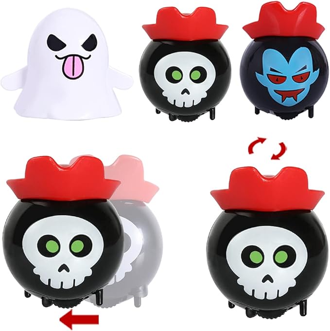Max Fun 18pcs Halloween Wind Up Toys Assortments for Kids Halloween Party Favors Treat Bag Stuffers Goody Bag Filler Treats Prizes (Halloween)