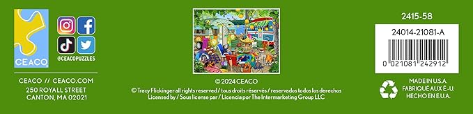 Ceaco - Tracy Flickinger - Gone Camping - 500 Piece Jigsaw Puzzle