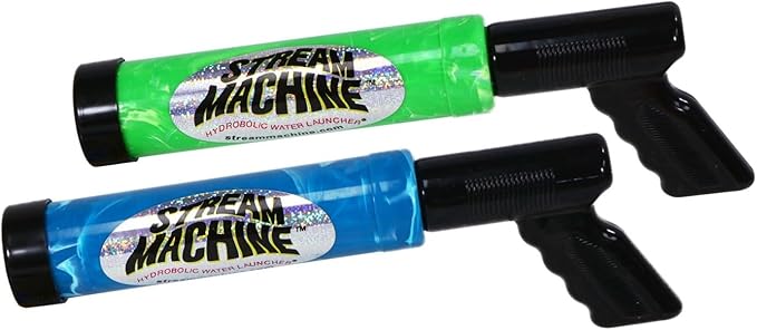 Stream Machine TL-500 Water Blaster 2 Pack, Water Gun Squirt Gun Set, Hydrobolic Water Launcher, Shoots Up to 70 Feet, Easy Fill for Pool, Lake, Ocean & Beach, Ages 8+