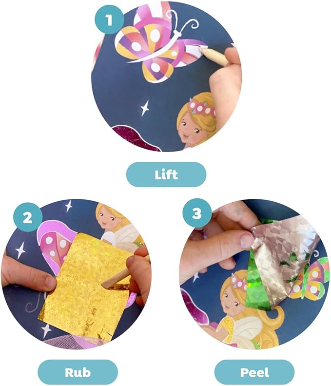 Tiger Tribe Foil Art: Ocean Magic Activity Set for Kids - Includes Foil Sheets, Art Cards - Creative Play Fun for Boys & Girls Ages 5-8, Perfect Rainy Day Gift
