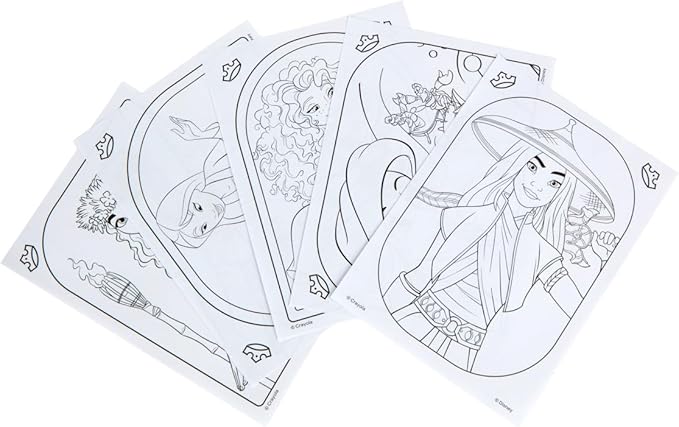 Crayola Disney Princess Color & Activity Set, 20 Princess Coloring & Stickers - 040769