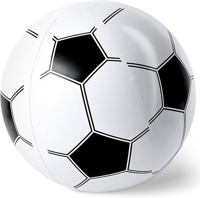 AMOR PRESENT Inflatable Soccer Balls, 27-inch Beach Ball for Beach Toys & Soccer Goodie Bags Stuffers, Birthday Party Decorations, Party Favors for Kids