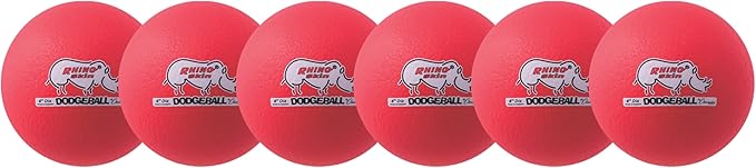 Champion Sports® Rhino Skin® Low Bounce Dodgeball Sets & Singles for Playground, PE, Backyard & League Games – Team Sports Equipment for Youth & Adults
