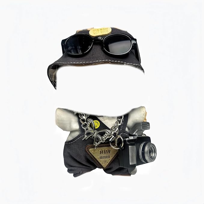 Used for Labubu Doll Outfit Clothes Designer Set,Compatible with Labubu Clothe Accessories for Doll (Grey tooling-0425)