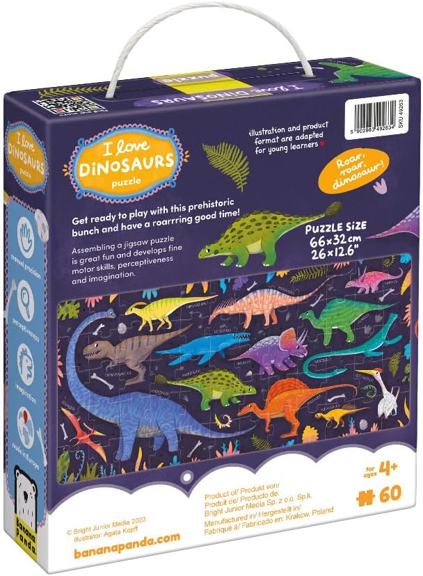 I Love Dinosaurs Puzzle 4+ Floor Puzzle