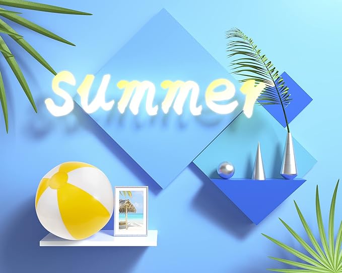PENTA ANGEL Beach Balls 2PCS 12 Inch Inflatable/Blow Up Classic Rainbow Color Summer Swimming Pool Party Favors Water Toy Beachball for Women Men Adults Playing