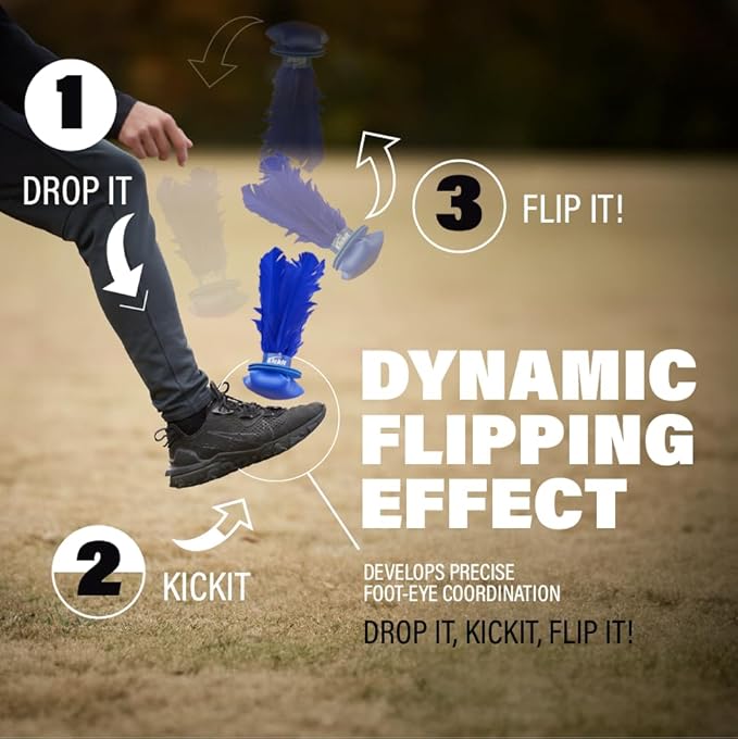 Kickit | The Original Birdie Soccer Trainer | Play Outdoors, Indoors or Backyard, Beach or Tailgate, All Ages Fun & Travel Friendly