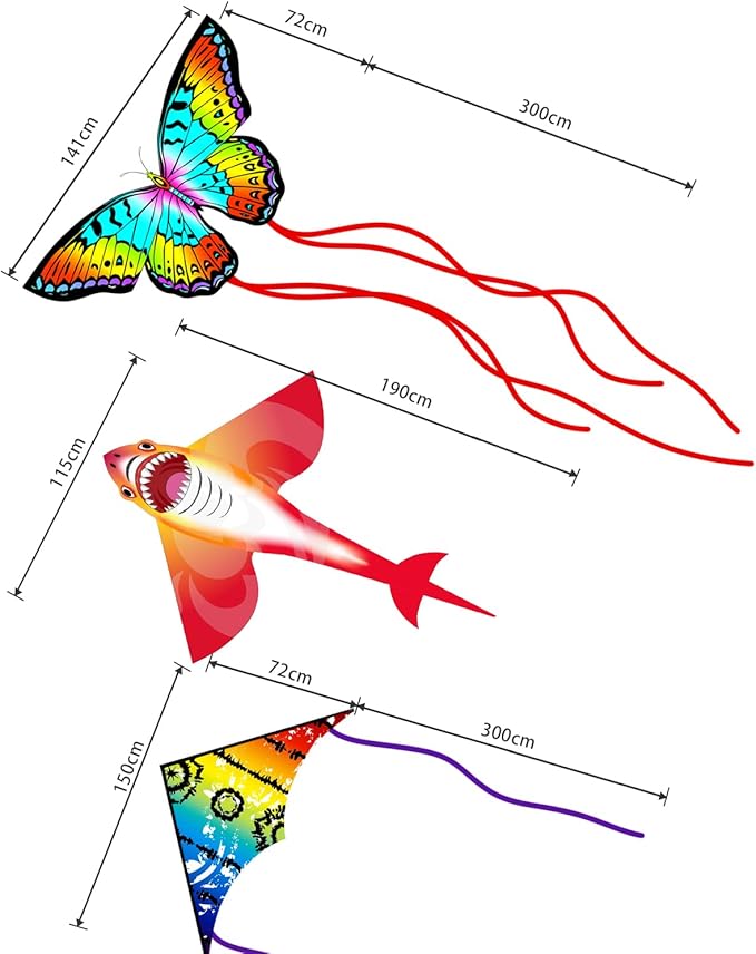 Large Octopus Kites for Kids & Adults,Big Kite for Beginners, Kites for Kids Ages 4-8,Outdoors Activities with Line and Handle
