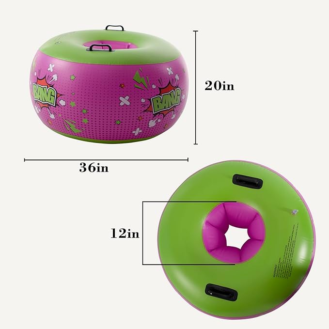 DIMAR GARDEN 2 Pcs Sumo Balls, Inflatable Bubble Bounce Ball for Outdoor Fun, Lawn Game Play