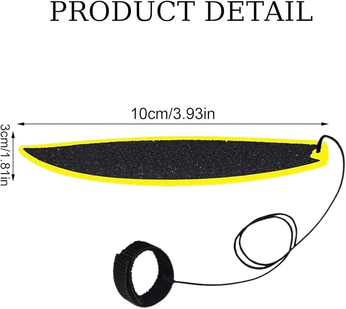 Finger Surfboard Toy for Adults,Finger Toys Finger Surf Board and Almost Anywhere,Surf in The Wind,Surfboard Fingertip Toys for Surfers,Surf Anytime Anywhere Novelty and Gag Adults Toy (Yellow)