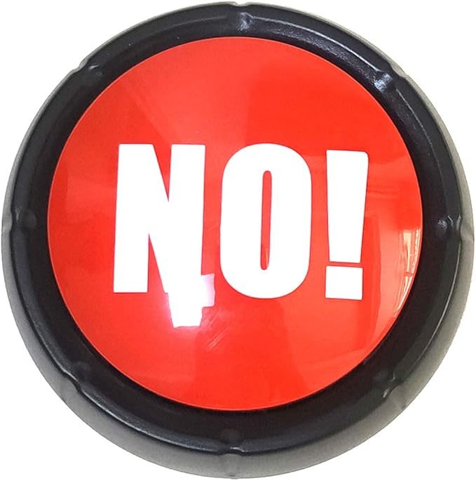 Joffreg NO Sound Button,Yes Sound Button,Pack of 2