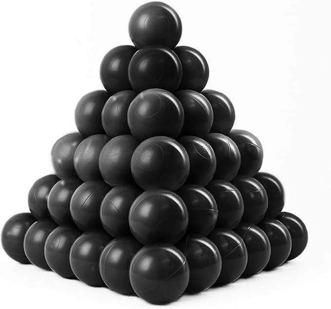 Clear Ball Pit Balls - Crush Proof Plastic Toy Balls for Boys and Girls