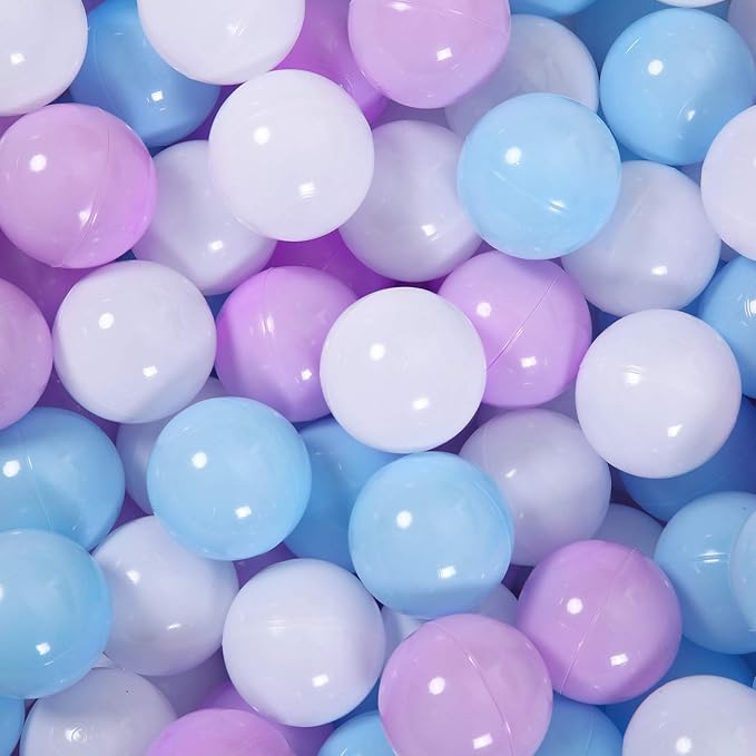 STARBOLO Ball Pit Balls for Toddlers Phthalate Free BPA Free Non-Toxic Crush Proof Play Balls for Toddlers Kids Pool Playhouse Pack of 100 200 500