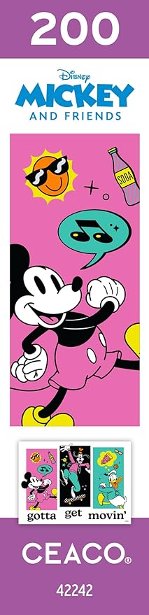 Ceaco - Disney - Mickey and Friends - Gotta Get Movin' - 200 Piece Jigsaw Puzzle