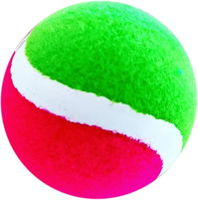 AppleRound Toss and Catch Velcro Ball Set (Hook and Loop), Kids Outdoor Games, Beach Toys, Backyard Sports, Paddle Ball Games (Pack of 2 Paddles and 2 Balls)
