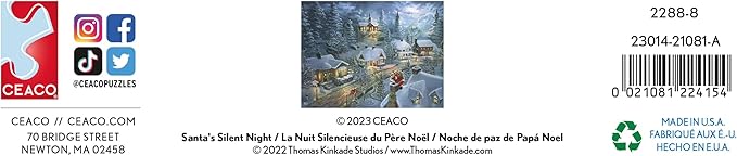 Ceaco - Holiday - Santa's Silent Night - 300 Piece Jigsaw Puzzle