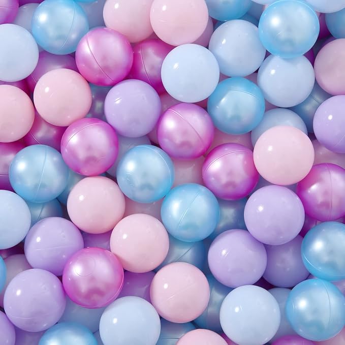 STARBOLO Ball Pit Balls for Toddlers Phthalate Free BPA Free Non-Toxic Crush Proof Play Balls for Toddlers Kids Pool Playhouse Pack of 100 200 500