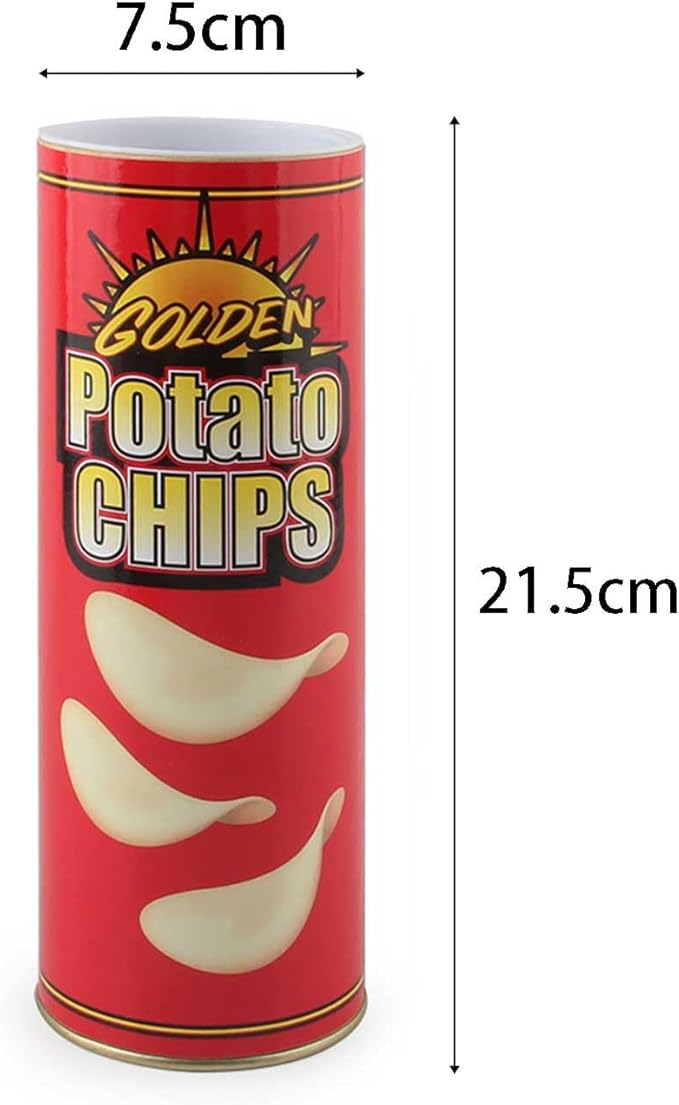 The Potato Chip Snake Can Jump Spring Snake Toy Gift April Fool Day Halloween Christmas time Party Decoration Jokes in A Can Gag Gift Prank