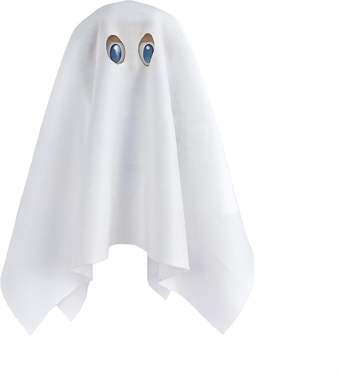 Ghost Clothes for 6.7 Inch (17cm) Dolls（NO Doll）,One-piece Halloween-Themed Costume，Perfect for Collectors Dress-Up Halloween, Christmas, and Birthday Gifts