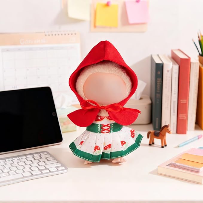17cm Doll Clothes for Outfit, Decoration Accessories for 17cm Dolls Clothes, No Doll Included (Christmas)