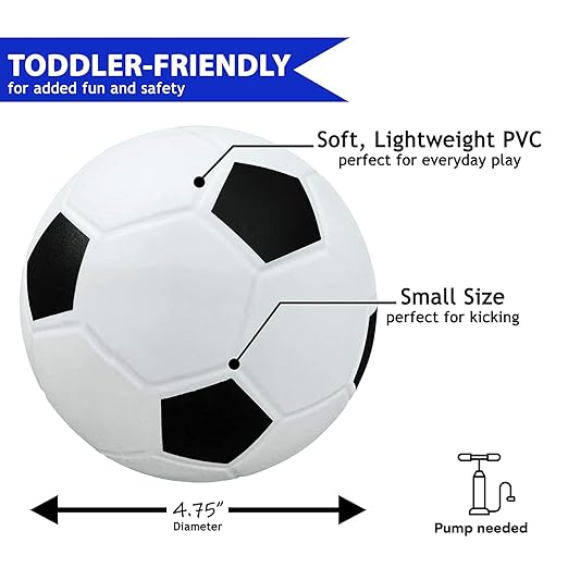 Botabee PowrX Premium Mini Replacement Balls for Toddlers & Little Kids - Perfectly Designed for VTech Smart Shots Sports Center Games - Durable and Safe for Indoor Play Activities (PVC)
