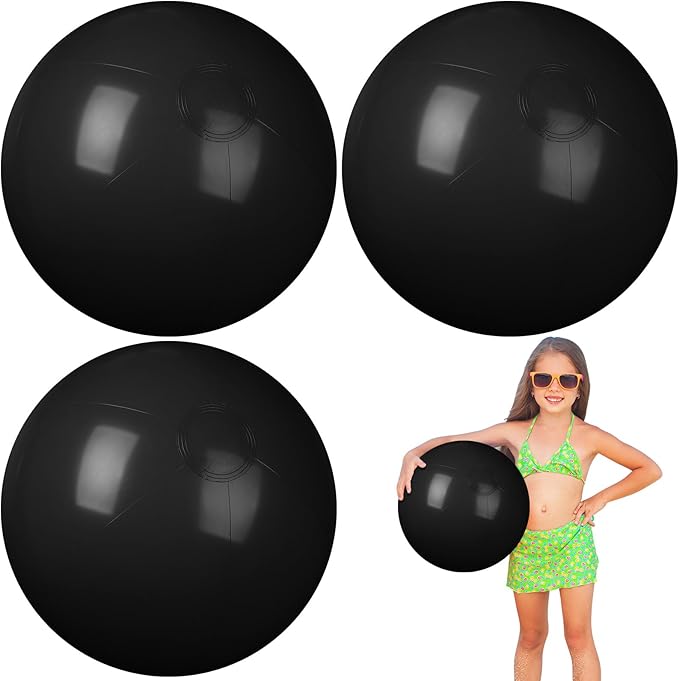 4 Pcs 12 Inch Solid Red Beach Balls Inflatable Beach Balls Bulk Large Blow up Pool Game Toys for Summer Beach