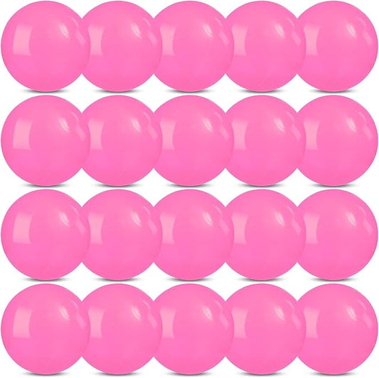 20 Pack Pink Beach Ball - 12Inch Blow Up Beach Ball Party Supplies for Kids, Inflatable Floating Balls for Summer Pool Parties, Outdoor Activities & Birthday Decorations(Pink)