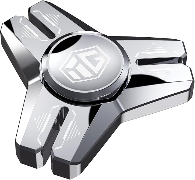 INNÔPLUS Fidget Spinner, Sturdy Stainess Steel Construction Metal Fidget Spinner, Hand Fidget Spinners, Delivers Smooth and Long Spin Times, for Stress Relief, Focus Enhancement, Anxiety Reduction