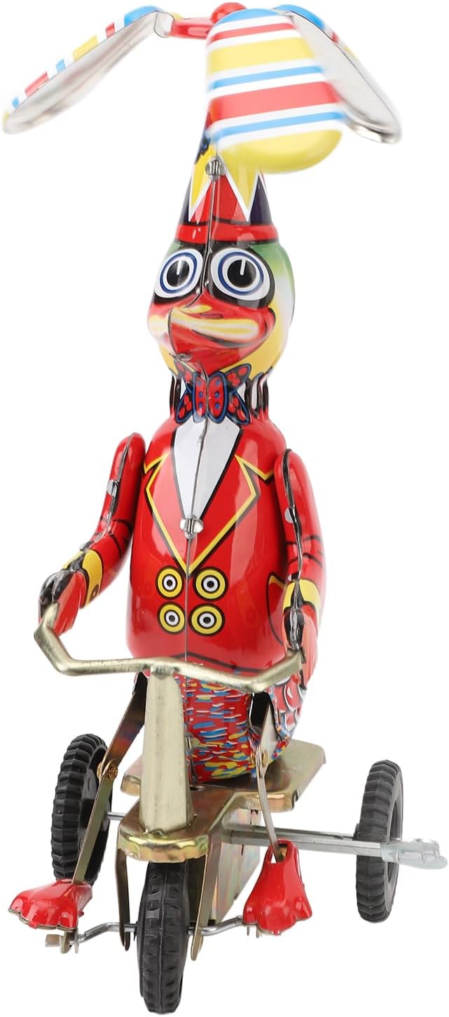 Duck On Tin Toy Delicate Clockwork Retro Wind Up Toy Adult Collections