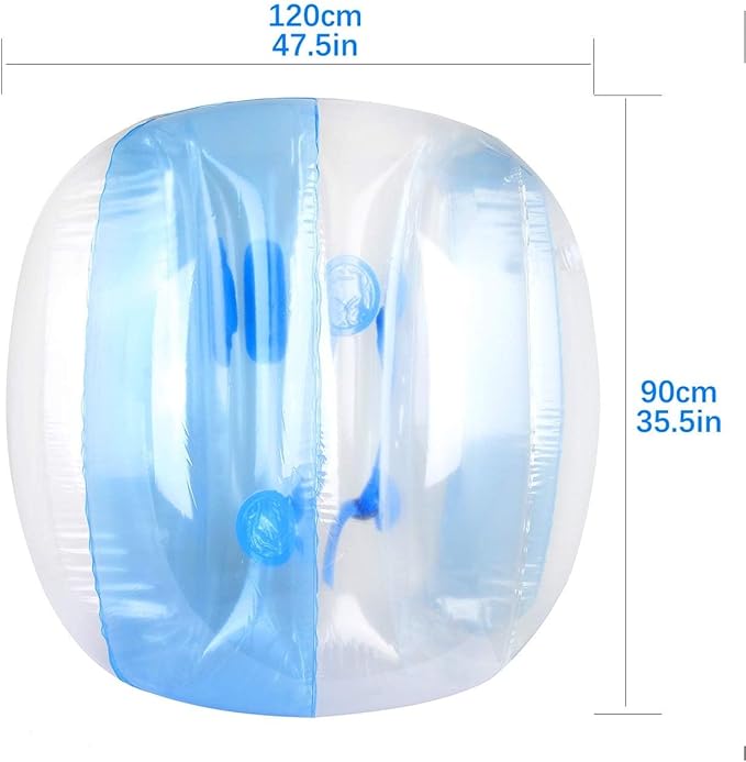 Inflatable Bumper Balls for Adults Human Hamster Balls for Adults Inflatable Lawn Game Ball 0.3mm Ultra-Thick PVC Toys Body Bumpers Ball Full Body for Outdoor Team Gaming Play