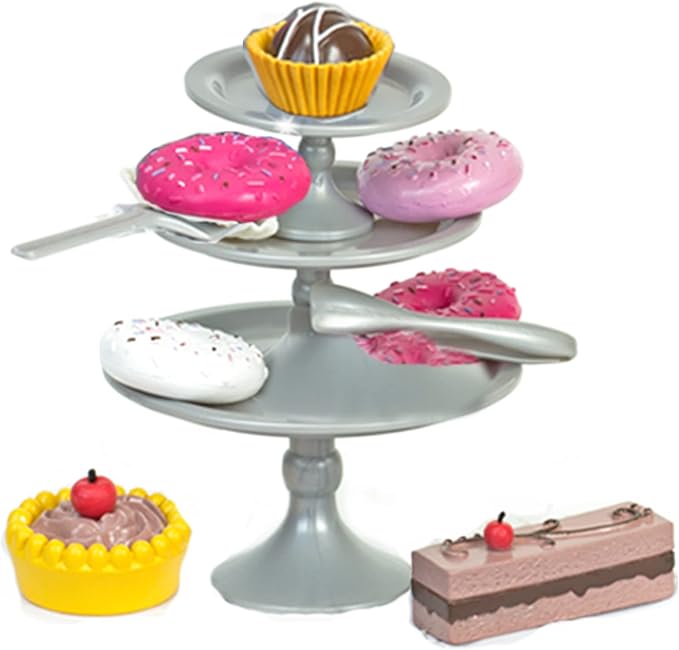 Sophia's 18" Doll 39 pc. Realistic Desserts, Display Trays, and Service for Four Set