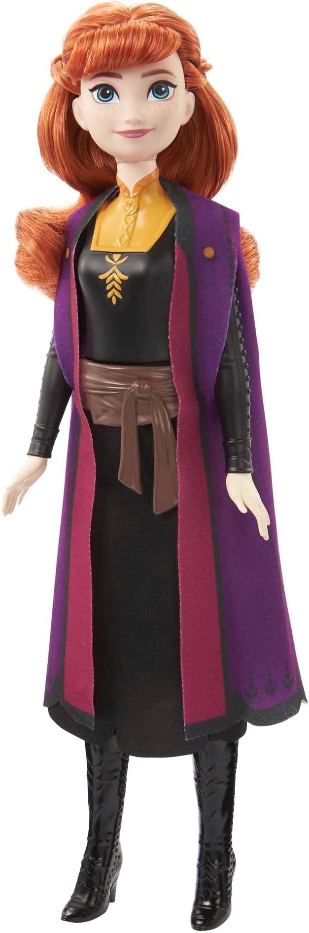 Mattel Disney Princess Dolls, Anna Posable Fashion Doll with Signature Clothing and Accessories, Disney's Frozen 2 Movie Toys