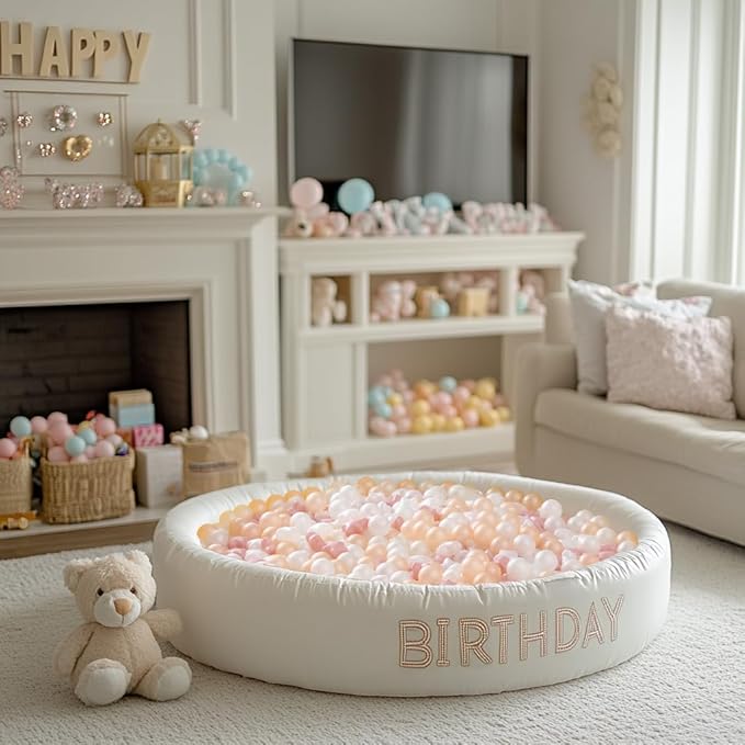 Realhaha Ball Pit Balls 50 100 200 500, Star Shapes for Babies Kids Playpen Plastic Balls for Babies Ball Pool Puppy Playballs