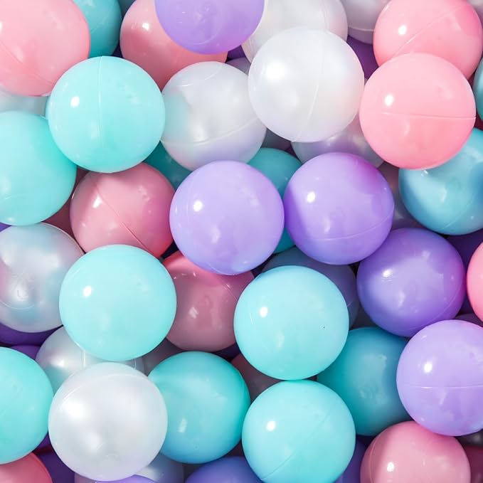 STARBOLO Ball Pit Balls for Toddlers Phthalate Free BPA Free Non-Toxic Crush Proof Play Balls for Toddlers Kids Pool Playhouse Pack of 100 200 500