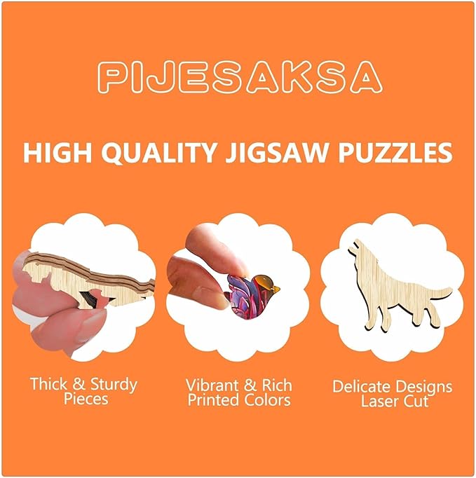 Wooden Puzzles for Adults - Dr. Cat Puzzle for Adults, Unique Shape Wooden Jigsaw Puzzle, Wood Puzzles Adult, Good Gift Idea for Cat Lovers, Home Decor (S-8.5 * 7.5in-90 Pieces)