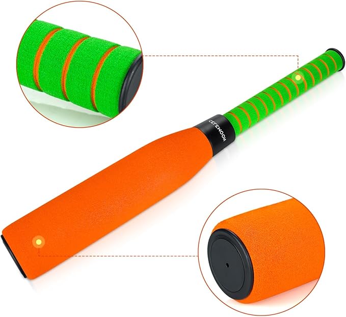 CeleMoon 22 Inch Soft Foam Kids Baseball Bat Set with Balls | Gift Toys for Children Toddlers Boys Girls Age 3-5-8 Outdoor Indoor Sport T Ball Game Playing
