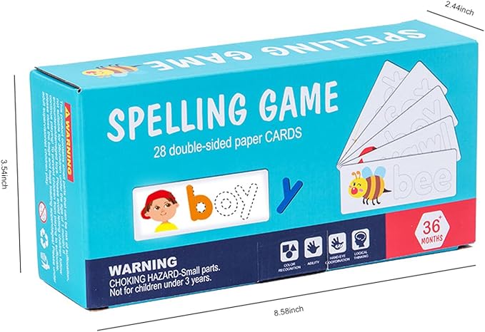 Alphabet Puzzle Toy Learning Educational Toys Spell Letter Matching Game for Preschool Toddlers Kids, Christmas Birthday Gifts