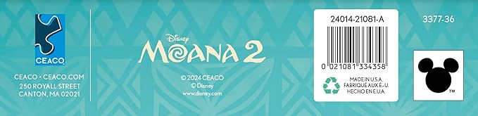 Ceaco - Disney - Moana 2 - On The Beach - 1000 Piece Jigsaw Puzzle - Colorful Puzzle for Adults – Precision-Cut Pieces, Beautiful Artwork, and Hours of Relaxing Fun