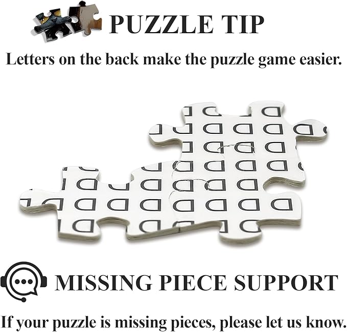Black Cat Wine Puzzle for Adults 1000 Piece, Vintage Funny Kitten Jigsaw Puzzle Animal, Abstract Art Difficult Challenging Puzzle